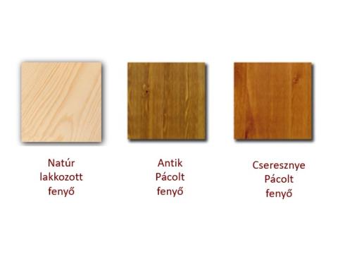 Balázs 2 ajtós nyitott üveges szekrény, Kategória:Fenyő szekrények, Szélesség:74cm Hosszúság:40cm Magasság:186cm