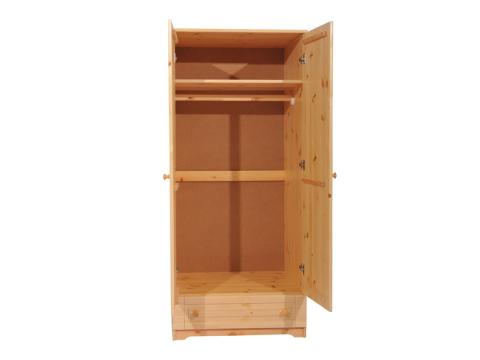 Balázs akasztós 1 fiókos 1 tükrös szekrény, Kategória:Fenyő szekrények, Szélesség:81cm Hosszúság:60cm Magasság:186cm