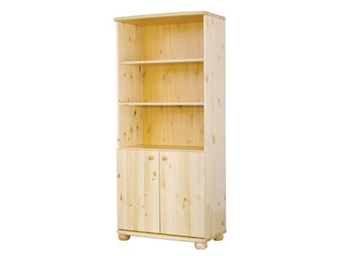 Claudia 2 ajtós, nyitott polcos szekrény, Kategória:Fenyő szekrények, Szélesség:80cm Hosszúság:45cm Magasság:180cm
