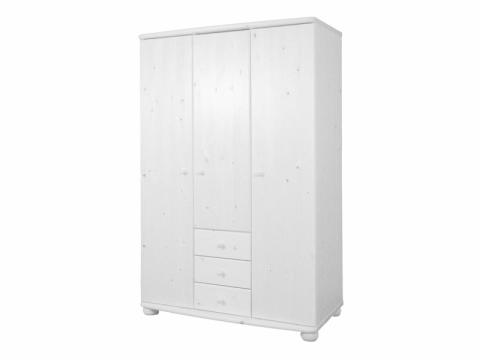 Claudia 3 ajtós, 3 fiókos nagyszekrény, Kategória:Fenyő szekrények, Szélesség:62cm Hosszúság:120cm Magasság:180cm