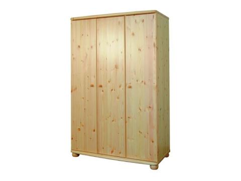 Claudia 3 ajtós nagyszekrény, Kategória:Fenyő szekrények, Szélesség:62cm Hosszúság:120cm Magasság:180cm