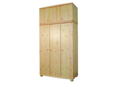 Claudia 3 ajtós nagyszekrény Claudia 3 ajtós nagyszekrény, Kategória:Fenyő szekrények, Szélesség:62cm Hosszúság:120cm Magasság:180cm