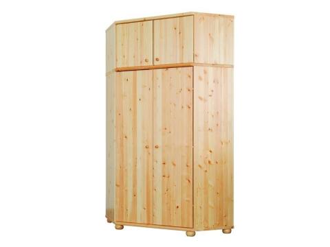 Claudia fenyő sarokszekrény, Kategória:Fenyő szekrények, Szélesség:120cm Hosszúság:120cm Magasság:180cm