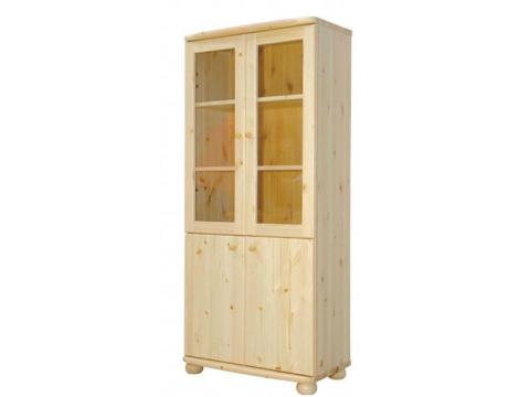 Claudia vitrines, teli szekrény, Kategória:Fenyő szekrények, Szélesség:80cm Hosszúság:45cm Magasság:180cm