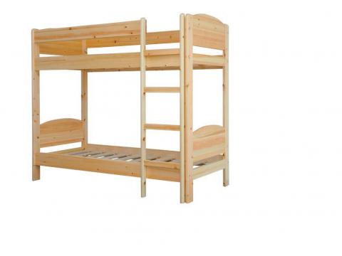 Henrik 90x200 natúr fenyő emeletes ágy Henrik 90x200 natúr fenyő emeletes ágy, Kategória:Emeletes és galériaágyak, Szélesség:90cm Hosszúság:200cm Magasság:182cm