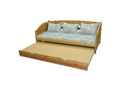 Kiki natúr fenyő vendégágy ágyráccsal, Kategória:Kanapéágyak, Szélesség:100cm Hosszúság:206cm Magasság:74cm