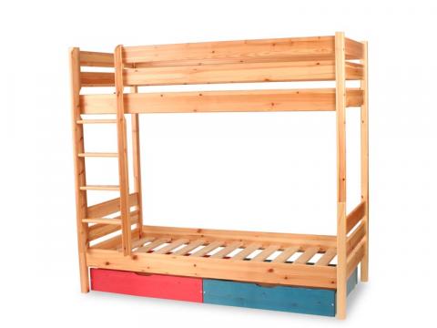 Leo emeletes ágy Leo emeletes ágy, Kategória:Emeletes és galériaágyak, Szélesség:90cm Hosszúság:200cm Magasság:190cm