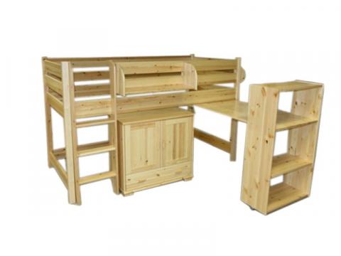 Leo emelt ágy Leo emelt ágy, Kategória:Emeletes és galériaágyak, Szélesség:90cm Hosszúság:200cm Magasság:130cm