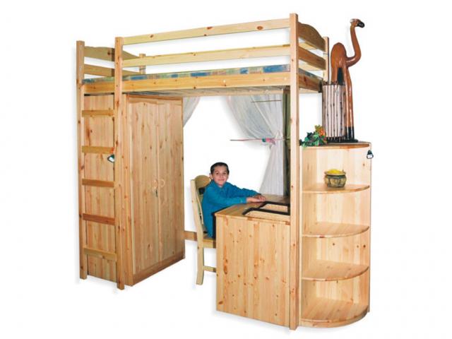 KCG natúr fenyő galériaágy KCG natúr fenyő galériaágy, Kategória:Emeletes és galériaágyak, Szélesség:200cm Hosszúság:90cm Magasság:170cm