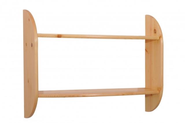 Lili falipolc 2-es 80 cm-es, Kategória:Polcok, Szélesség:80cm Hosszúság:18cm Magasság:60cm