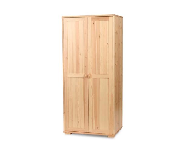 Vanessa akasztós, félpolcos nagyszekrény Vanessa akasztós, félpolcos nagyszekrény, Kategória:Fenyő szekrények, Szélesség:80cm Hosszúság:56cm Magasság:180cm